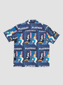 Orson Playboy Shirt Blue by Soulland x Playboy | Couverture & The Garbstore