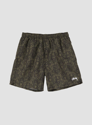 Snakeskin Water Shorts Green by Stüssy | Couverture & The Garbstore