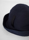Linen Braid Denim Hat Short Indigo by Mature Ha. by Couverture & The Garbstore