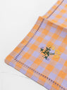 Leinikki Gingham Placemat Apricot by Projektityyny | Couverture & The Garbstore