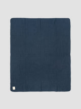 Patchwork Quilt Navy, Red & Ecru by BasShu | Couverture & The Garbstore