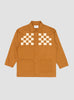 Checker Embroidered Block Jacket Walnut by Noma t.d. | Couverture & The Garbstore