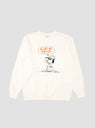 Baseball Snoopy Sweatshirt White by Garbstore x TSPTR | Couverture & The Garbstore