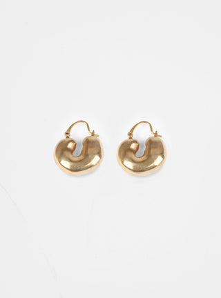 Crescent Hoops Gold by Rejina Pyo | Couverture & The Garbstore