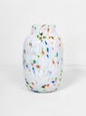 Round Splash Vase White Dot by Hay | Couverture & The Garbstore