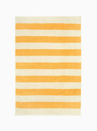 Frotte Stripe Bath Towel Warm Yellow by Hay | Couverture & The Garbstore