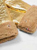 Gold Sheepskin Mittens by Toasties | Couverture & The Garbstore