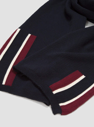 Beamer Scarf Navy by The English Difference | Couverture & The Garbstore