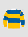 Stripe Rugby Shirt Royal/Mustard by Drop Out Sports | Couverture & The Garbstore