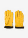 Deerskin Primaloft Rib Gloves Natural Yellow by Hestra | Couverture & The Garbstore