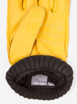 Deerskin Primaloft Rib Gloves Natural Yellow by Hestra | Couverture & The Garbstore