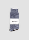 Double Face Merino Wool Crew Socks Deep Ocean by ROTOTO | Couverture & The Garbstore