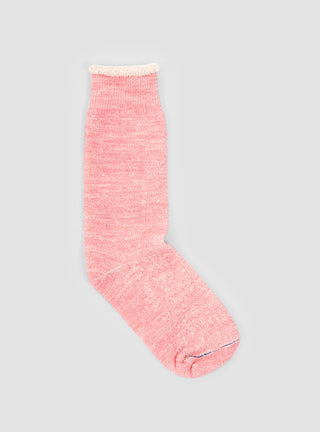 Double Face Merino Wool Crew Socks Light Pink by ROTOTO | Couverture & The Garbstore