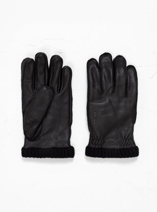Deerskin Primaloft Rib Gloves Black by Hestra | Couverture & The Garbstore