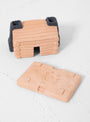 Log Cabin Incense Burner Clay by Incienso De Santa Fe | Couverture & The Garbstore