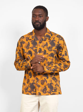 Carsten Paisley Shirt Montpellier Yellow by Norse Projects | Couverture & The Garbstore