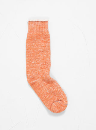 Double Face Merino Wool Crew Socks Orange by ROTOTO | Couverture & The Garbstore