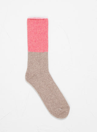 Teasel Outlast Socks Pink by ROTOTO by Couverture & The Garbstore