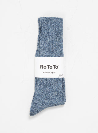 Denim Tone Crew Socks Ice by ROTOTO | Couverture & The Garbstore