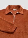 Furry 1/4 Zip Sweater Texas Orange by Lady White Co. by Couverture & The Garbstore