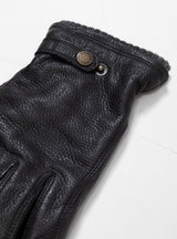Utsjo Elk Leather Gloves Black by Hestra | Couverture & The Garbstore