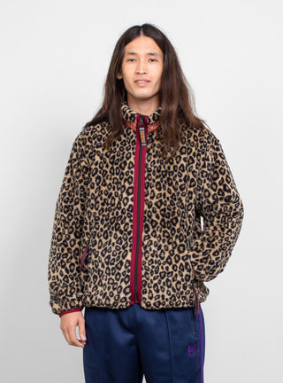 Leopard Fleece Zip Blouson by Kapital | Couverture & The Garbstore