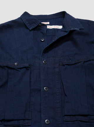 Indigo 8oz Denim Anorak Shirt by Kapital | Couverture & The Garbstore