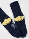 56 Yarns Smile Socks Navy by Kapital | Couverture & The Garbstore