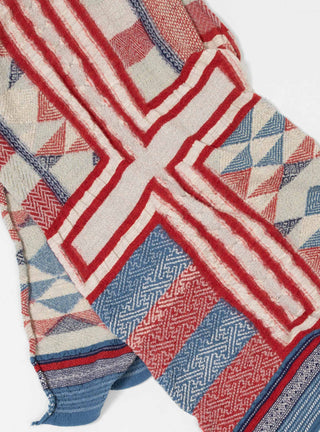 Tweed Kogin Cross wool Scarf by Kapital by Couverture & The Garbstore