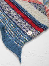 Tweed Kogin Cross wool Scarf by Kapital | Couverture & The Garbstore