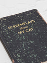 Screenplays About My Cat Journal Black by The Mincing Mockingbird | Couverture & The Garbstore