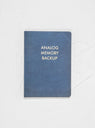 Analog Memory Backup Journal Blue by The Mincing Mockingbird | Couverture & The Garbstore