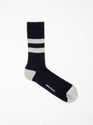 Bjarki Cotton Sport Sock Dark Navy by Norse Projects | Couverture & The Garbstore