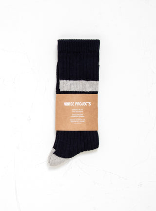 Bjarki Cotton Sport Sock Dark Navy by Norse Projects | Couverture & The Garbstore