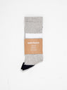 Bjarki Cotton Sport Sock Grey Melange by Norse Projects | Couverture & The Garbstore