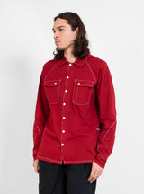 Herman Shirt Red by Pop Trading Company | Couverture & The Garbstore