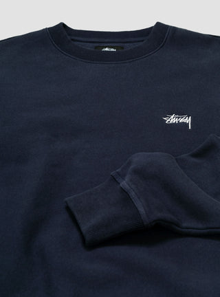 Stussy Logo Crew Navy by Stüssy by Couverture & The Garbstore