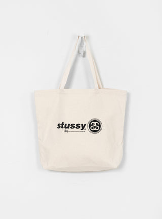 Italic Link Tote Bag Natural by Stüssy | Couverture & The Garbstore