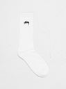 Small Stock Crew Socks White by Stüssy | Couverture & The Garbstore