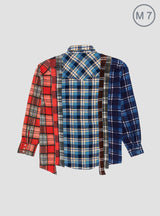 Rebuild Flannel Shirt Multicolour by Needles | Couverture & The Garbstore