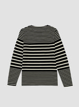 Godtfred Classic Compact LS T-Shirt Black Stripe by Norse Projects | Couverture & The Garbstore