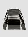 Godtfred Classic Compact LS T-Shirt Black Stripe by Norse Projects | Couverture & The Garbstore