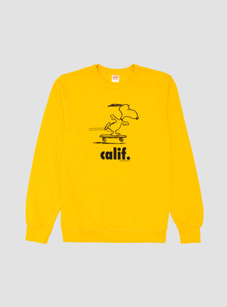 Snoopy Calif Sweatshirt Yellow by TSPTR | Couverture & The Garbstore