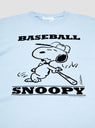 Baseball Snoopy T-Shirt Blue by Tamaniwa by Couverture & The Garbstore