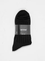 What's Up Rib Socks Black by RosterSox | Couverture & The Garbstore