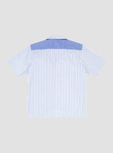 Carsten Poplin Mixed Stripe Navy by Norse Projects | Couverture & The Garbstore