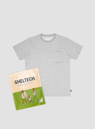 Regular T-Shirt Heather Grey by Sheltech | Couverture & The Garbstore