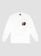 Driver Long Sleeve T-Shirt White by Real Bad Man | Couverture & The Garbstore