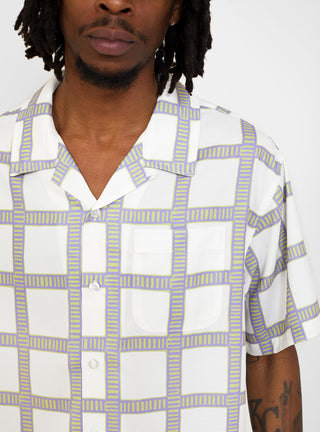 Hand Drawn Plaid Shirt Off White by Stüssy by Couverture & The Garbstore