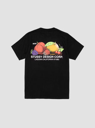 Fresh Fruit T-Shirt Black by Stüssy by Couverture & The Garbstore